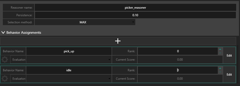Reasoner with behaviors